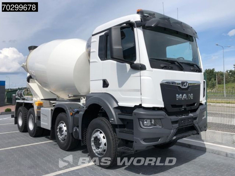 MAN TGS 35.440 8X4 NEW! 10m3 FML mixer Automatic Steel suspension Euro 6 - 콘크리트 믹서 트럭 : 사진 3 MAN TGS 35.440 8X4 NEW! 10m3 FML mixer Automatic Steel suspension Euro 6 - 콘크리트 믹서 트럭 : 사진 3