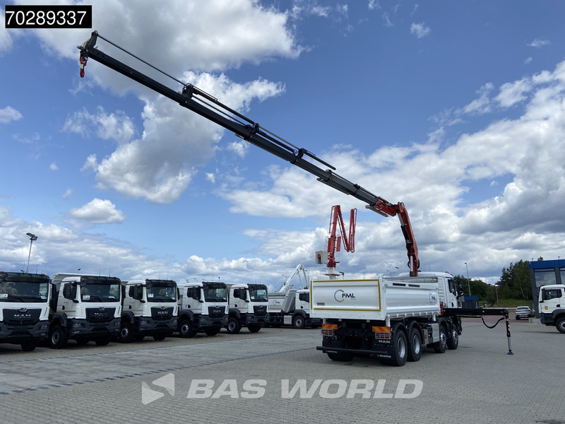 MAN TGS 35.440 8X4 NEW! Fassi F275.026 Kran Crane 13m3 3-Sided Tipper Big-Axle Euro 6 - 덤프트럭, 크레인 트럭 : 사진 5 MAN TGS 35.440 8X4 NEW! Fassi F275.026 Kran Crane 13m3 3-Sided Tipper Big-Axle Euro 6 - 덤프트럭, 크레인 트럭 : 사진 5