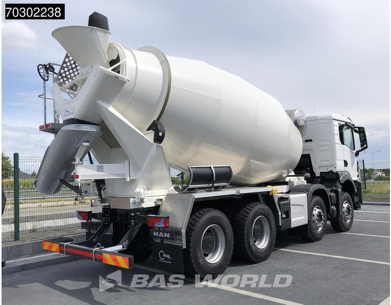 MAN TGS 41.400 8X4 10m3 FML mixer Steelsuspension Manual Airco EURO 2 - 콘크리트 믹서 트럭 : 사진 5 MAN TGS 41.400 8X4 10m3 FML mixer Steelsuspension Manual Airco EURO 2 - 콘크리트 믹서 트럭 : 사진 5