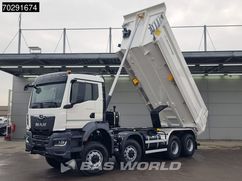 MAN TGS 41.480 8X8 8x8 20m3 KH Kipper tarpaulin Manual Big-axle Steel suspension Euro 6 - 덤프트럭 : 사진 3 MAN TGS 41.480 8X8 8x8 20m3 KH Kipper tarpaulin Manual Big-axle Steel suspension Euro 6 - 덤프트럭 : 사진 3