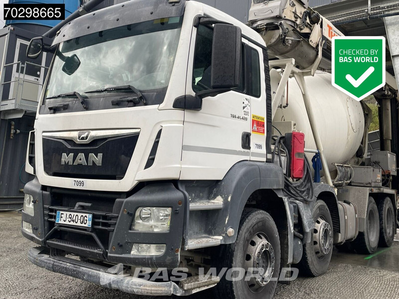 MAN TGS TGS 8X4 8m3 Putzmeister Mixer Big-Axle Steelsuspension Euro 6 - 콘크리트 믹서 트럭 : 사진 1 MAN TGS TGS 8X4 8m3 Putzmeister Mixer Big-Axle Steelsuspension Euro 6 - 콘크리트 믹서 트럭 : 사진 1