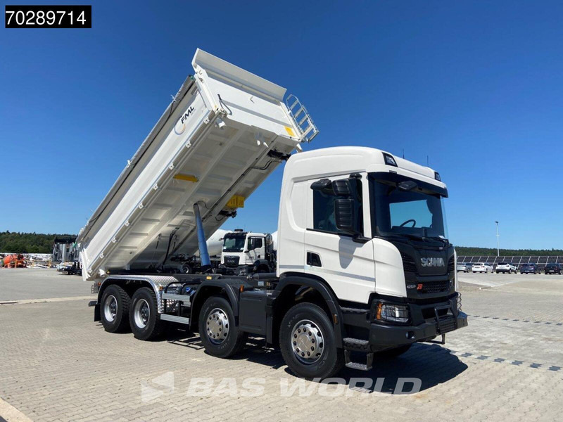 Scania P420 8X4 NEW! 13,5m3 3-way tipper Hardox450 Steel Steelsuspension Euro 6 - 덤프트럭 : 사진 3 Scania P420 8X4 NEW! 13,5m3 3-way tipper Hardox450 Steel Steelsuspension Euro 6 - 덤프트럭 : 사진 3
