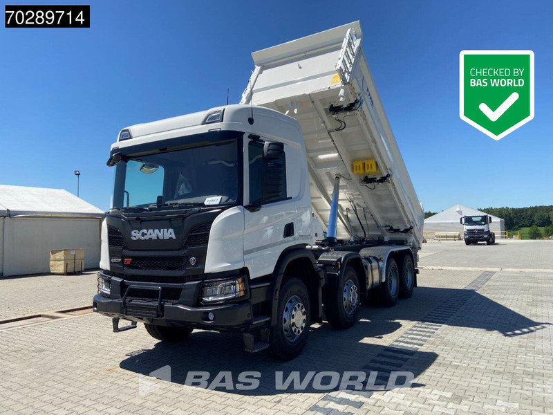 Scania P420 8X4 NEW! 13,5m3 3-way tipper Hardox450 Steel Steelsuspension Euro 6 - 덤프트럭 : 사진 1 Scania P420 8X4 NEW! 13,5m3 3-way tipper Hardox450 Steel Steelsuspension Euro 6 - 덤프트럭 : 사진 1