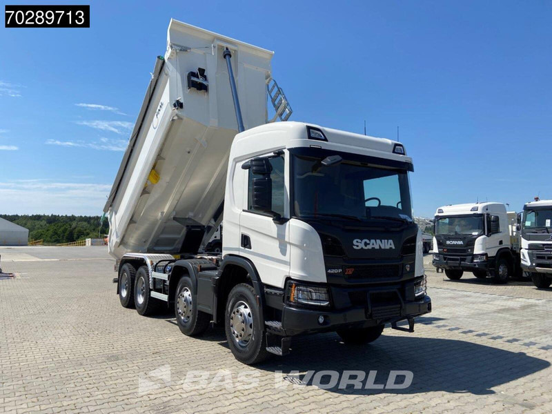 Scania P420 8X4 NEW! 18m3 Steel tipper Steelsuspension Automatic Euro 6 - 덤프트럭 : 사진 3 Scania P420 8X4 NEW! 18m3 Steel tipper Steelsuspension Automatic Euro 6 - 덤프트럭 : 사진 3