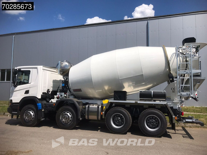 Scania P420 XT 8X4 NEW! 10m3 FML Mixer Automatic Steel suspension Big-Axle Euro 6 - 콘크리트 믹서 트럭 : 사진 5 Scania P420 XT 8X4 NEW! 10m3 FML Mixer Automatic Steel suspension Big-Axle Euro 6 - 콘크리트 믹서 트럭 : 사진 5