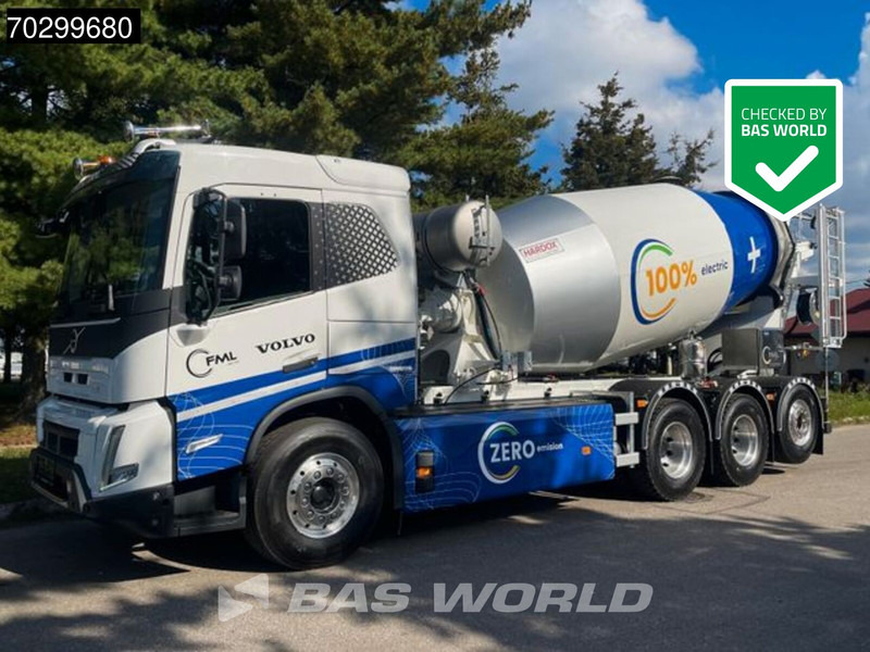 Volvo FMX 670 8X4 100% ELectric 490 kW 10m3 FML Mixer Lift/Steering Axle - 콘크리트 믹서 트럭 : 사진 1 Volvo FMX 670 8X4 100% ELectric 490 kW 10m3 FML Mixer Lift/Steering Axle - 콘크리트 믹서 트럭 : 사진 1