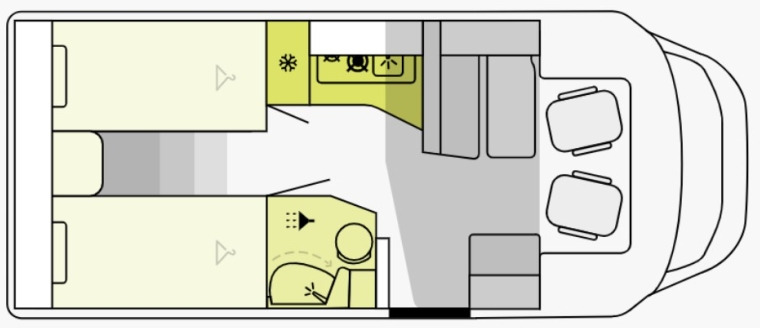 Etrusco T 6.9 SB - 세미 통합 모터홈 : 사진 1 Etrusco T 6.9 SB - 세미 통합 모터홈 : 사진 1