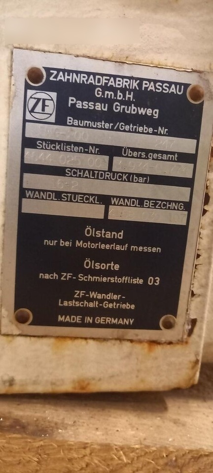 ZF 5-WG-200 - 기어박스 : 사진 5 ZF 5-WG-200 - 기어박스 : 사진 5