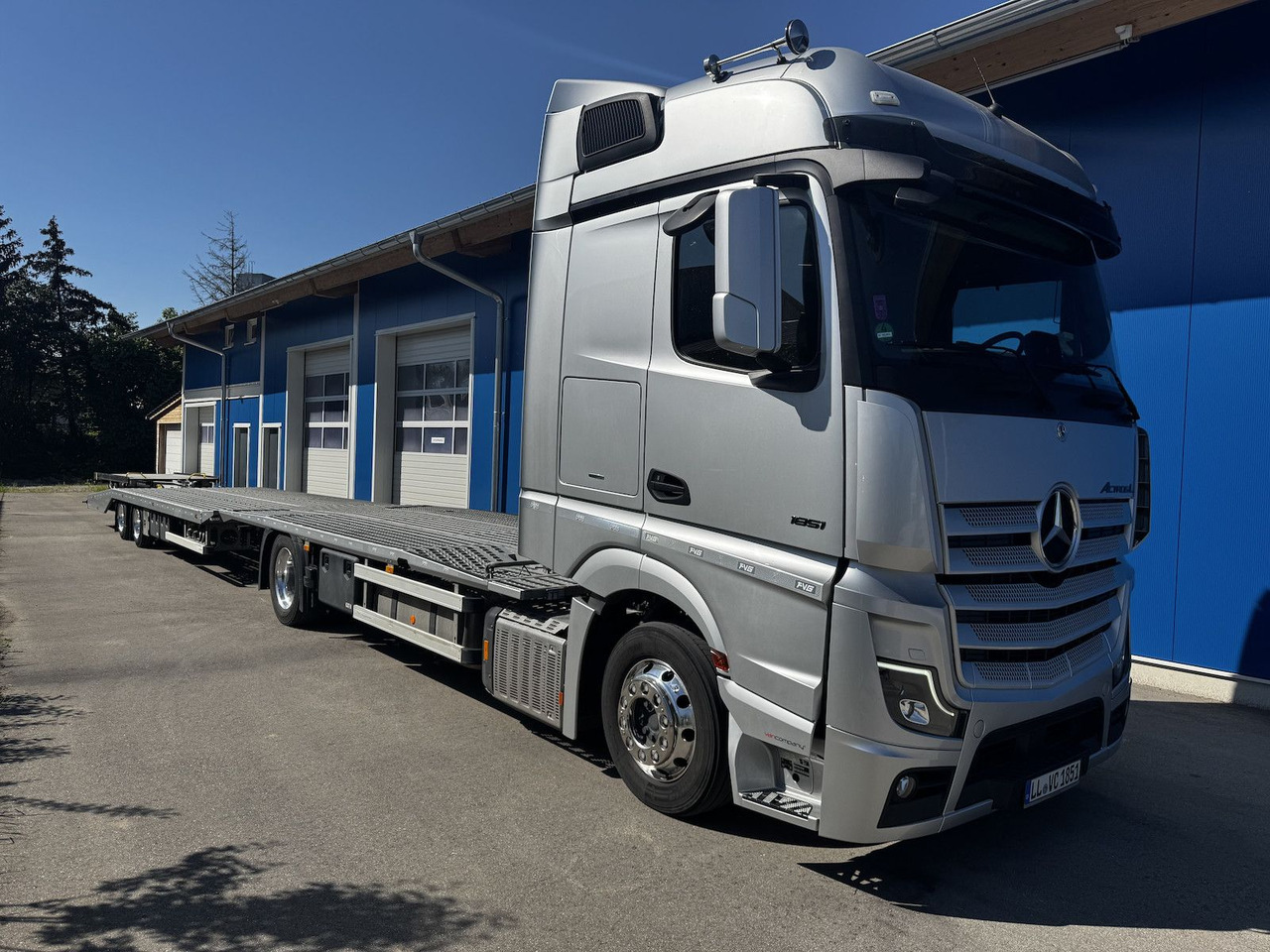Mercedes-Benz Actros L 1851 FVG Autotransporter + Hänger - 자동 운반 장치 트럭 : 사진 1 Mercedes-Benz Actros L 1851 FVG Autotransporter + Hänger - 자동 운반 장치 트럭 : 사진 1