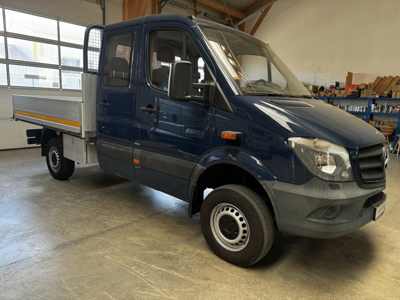 Mercedes-Benz Sprinter 313 CDI Doka 4x4 Allrad AHK 3.5t - 플랫베드 밴, 콤비 밴 : 사진 4 Mercedes-Benz Sprinter 313 CDI Doka 4x4 Allrad AHK 3.5t - 플랫베드 밴, 콤비 밴 : 사진 4