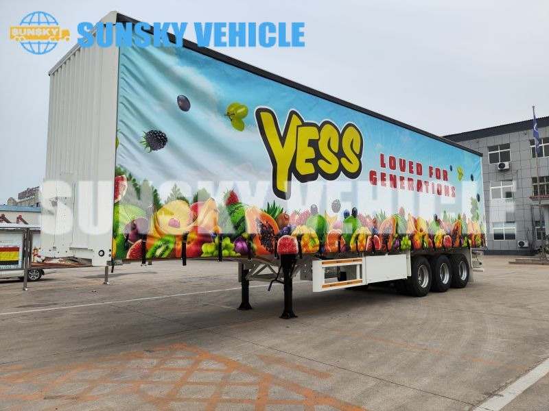 HOWO 13 meters curtain side semi trailer - 커튼사이더 세미 트레일러 : 사진 1 HOWO 13 meters curtain side semi trailer - 커튼사이더 세미 트레일러 : 사진 1