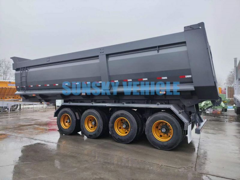 SUNSKY 4-Axle Dump Semi-trailer - 덤프 세미 트레일러 : 사진 4 SUNSKY 4-Axle Dump Semi-trailer - 덤프 세미 트레일러 : 사진 4
