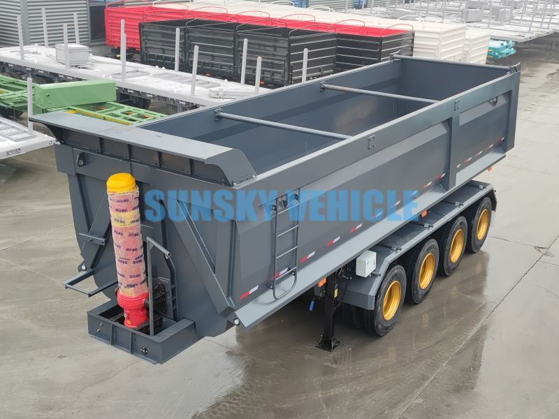 SUNSKY 4-Axle Dump Semi-trailer - 덤프 세미 트레일러 : 사진 3 SUNSKY 4-Axle Dump Semi-trailer - 덤프 세미 트레일러 : 사진 3