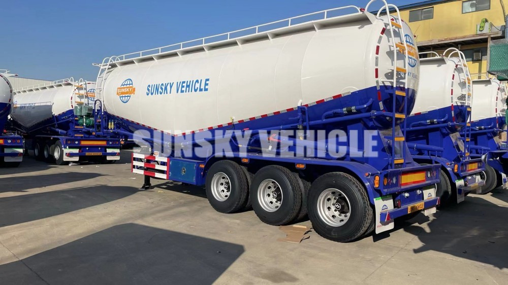 SUNSKY bulk cement trailer - 유조 세미 트레일러 : 사진 2 SUNSKY bulk cement trailer - 유조 세미 트레일러 : 사진 2