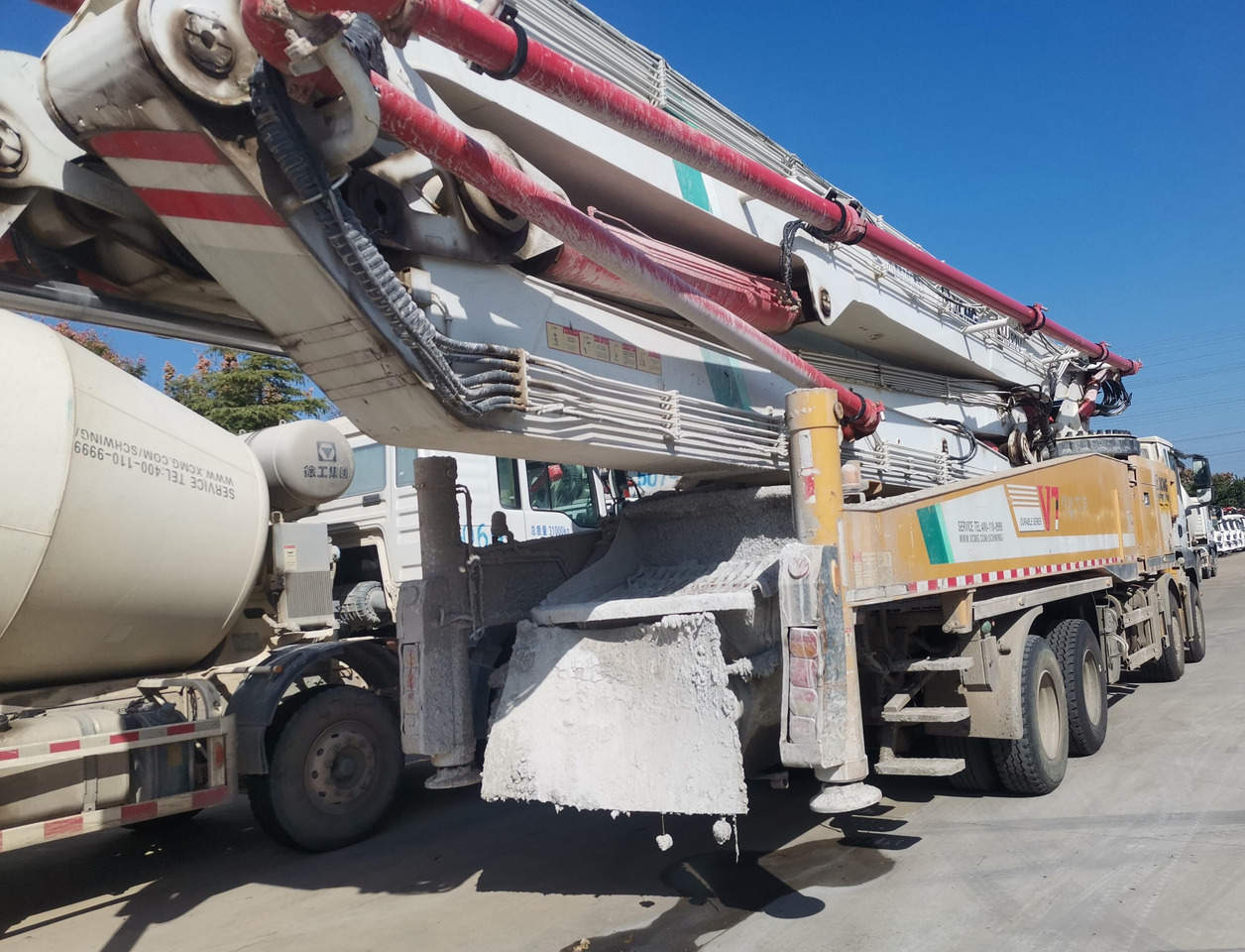 XCMG Factory Second Hand Hydraulic Concrete Pump HB62V 62m Cement Punp Truck For Sale - 콘크리트 펌프 트럭 : 사진 4 XCMG Factory Second Hand Hydraulic Concrete Pump HB62V 62m Cement Punp Truck For Sale - 콘크리트 펌프 트럭 : 사진 4