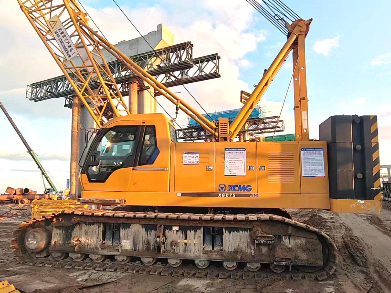 XCMG Official 75 Ton Mechanical Crawler Crane XGC75 Used Hydraulic Mobile Crane Hot Sale - 크롤러 크레인 : 사진 3 XCMG Official 75 Ton Mechanical Crawler Crane XGC75 Used Hydraulic Mobile Crane Hot Sale - 크롤러 크레인 : 사진 3