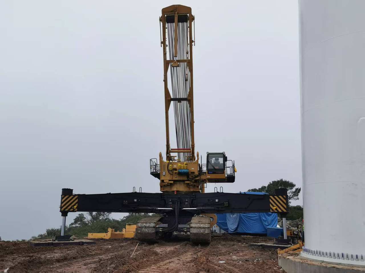크롤러 크레인 XCMG Official Construction Mobile Crane XGC2100W 110Ton Used Hydraulic Crawler Crane : 사진 7