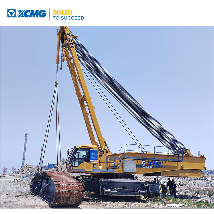 XCMG Official Hydraulic Lifting Crawler Crane XGC650 650 Used Mobile Crane Price For Sale - 크롤러 크레인 : 사진 1 XCMG Official Hydraulic Lifting Crawler Crane XGC650 650 Used Mobile Crane Price For Sale - 크롤러 크레인 : 사진 1
