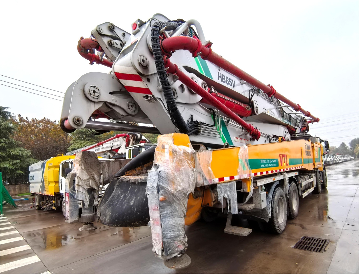XCMG Official Second Hand Concrete Pump Machine HB65V 65m Concrete Boom Pump Truck Price List - 콘크리트 펌프 트럭 : 사진 4 XCMG Official Second Hand Concrete Pump Machine HB65V 65m Concrete Boom Pump Truck Price List - 콘크리트 펌프 트럭 : 사진 4