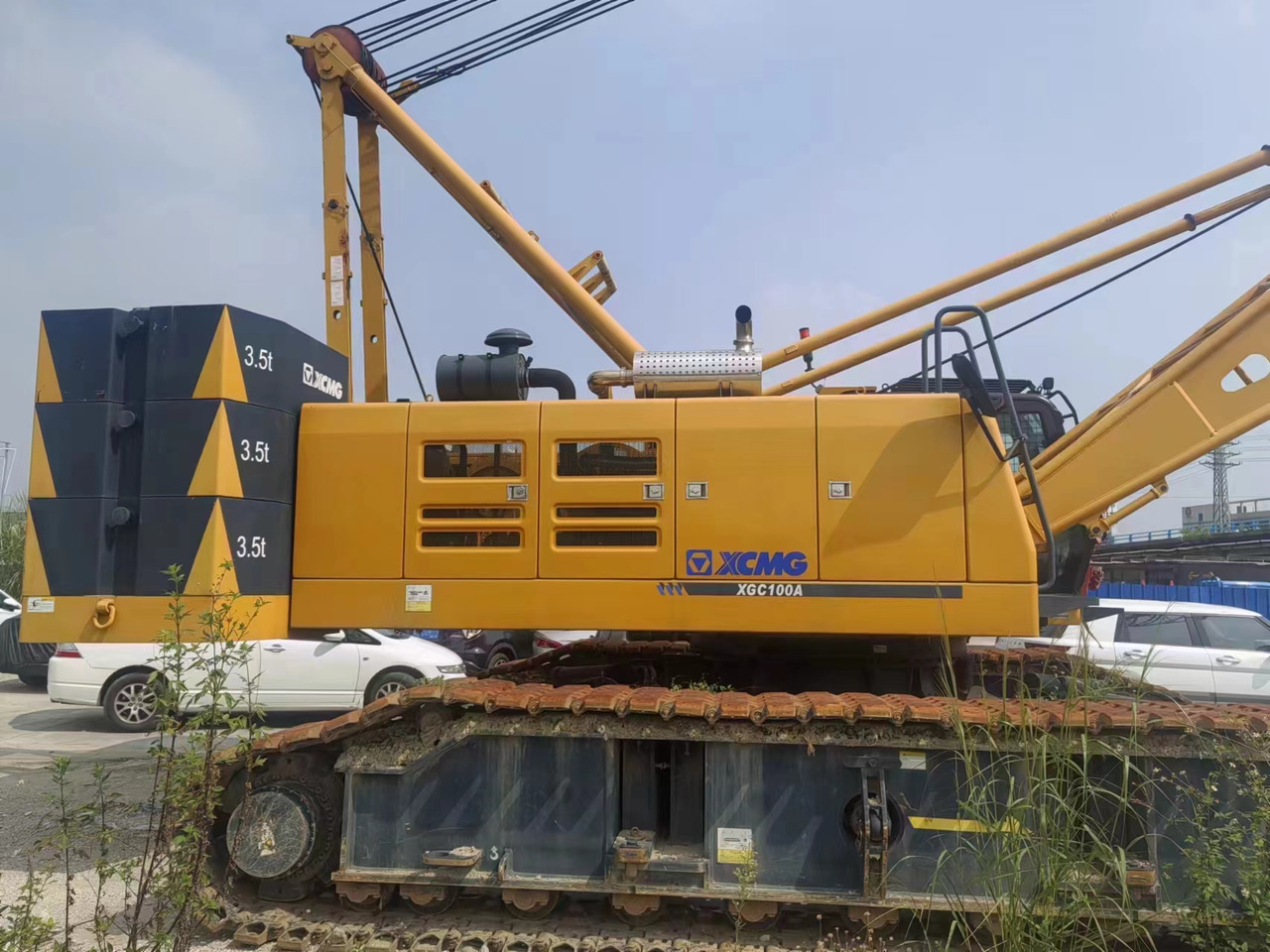 XCMG Official Used 100 Ton Mobile Crane XGC100A Hydraulic Lattice Boom Crawler Crane For Sale - 크롤러 크레인 : 사진 2 XCMG Official Used 100 Ton Mobile Crane XGC100A Hydraulic Lattice Boom Crawler Crane For Sale - 크롤러 크레인 : 사진 2