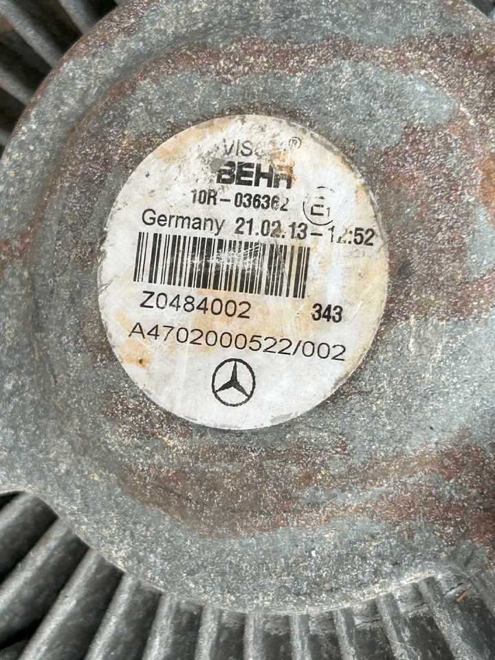 MERCEDES-BENZ VISCOT CLUTCH + FAN ACTROS MP4 - 팬 트럭 용 : 사진 2 MERCEDES-BENZ VISCOT CLUTCH + FAN ACTROS MP4 - 팬 트럭 용 : 사진 2