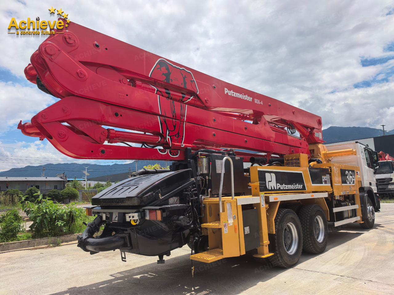 콘크리트 펌프 트럭 PUTZMEISTER Mercedes-Benz M36-4 2018 ACTROS 3341【ACHIEVE】TOP CONDITION!!! : 사진 21 콘크리트 펌프 트럭 PUTZMEISTER Mercedes-Benz M36-4 2018 ACTROS 3341【ACHIEVE】TOP CONDITION!!! : 사진 21