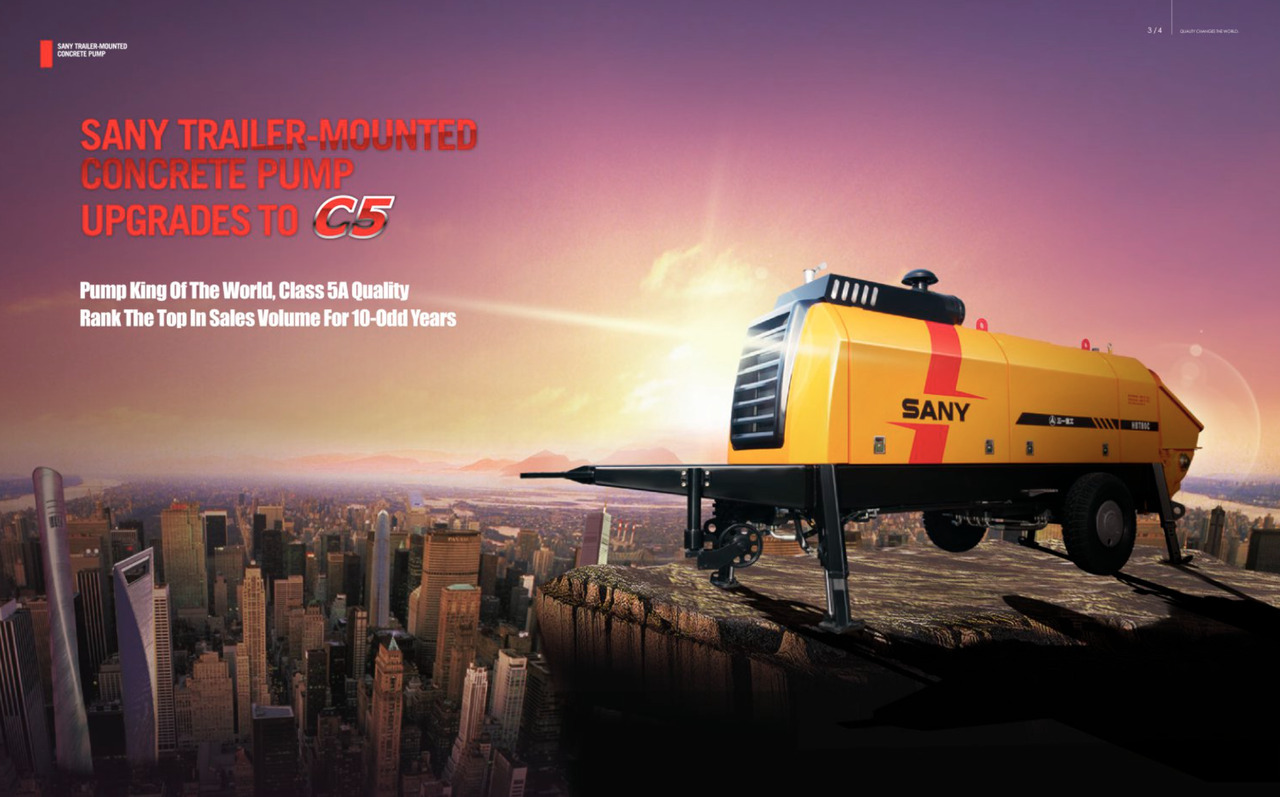 SANY SANY 【ACHIEVE】TOP CONDITION!!! demo new low hours Sany Concrete Trailer Pump 2017 HBT5008C-5S - 고정식 콘크리트 펌프 : 사진 5 SANY SANY 【ACHIEVE】TOP CONDITION!!! demo new low hours Sany Concrete Trailer Pump 2017 HBT5008C-5S - 고정식 콘크리트 펌프 : 사진 5