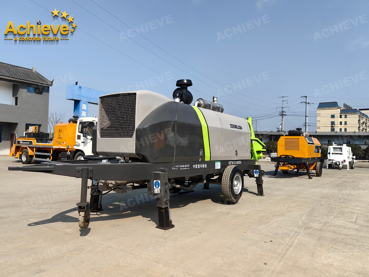 Zoomlion 2022 Zoomlion HBT 90.18.186RSU hydraulic Concrete Trailer Pump in China【ACHIEVE】TOP CONDITION!!! - 고정식 콘크리트 펌프 : 사진 3 Zoomlion 2022 Zoomlion HBT 90.18.186RSU hydraulic Concrete Trailer Pump in China【ACHIEVE】TOP CONDITION!!! - 고정식 콘크리트 펌프 : 사진 3