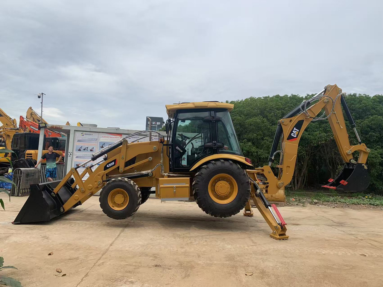 Caterpillar 4x4 Backhoe Loader CAT 420, 428 - 백호 로더 : 사진 5 Caterpillar 4x4 Backhoe Loader CAT 420, 428 - 백호 로더 : 사진 5