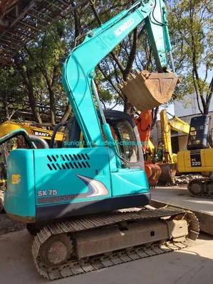 Second Hand Mini Hydraulic Excavator Kobelco Sk75 Excavator with Blade for Sale - 크롤러 굴삭기 : 사진 1 Second Hand Mini Hydraulic Excavator Kobelco Sk75 Excavator with Blade for Sale - 크롤러 굴삭기 : 사진 1