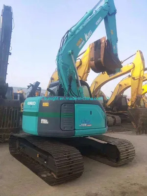 Used Kobelco Zero-Tail Excavator Sk115sr Hydraulic Excavator with Blade for Sale - 크롤러 굴삭기 : 사진 1 Used Kobelco Zero-Tail Excavator Sk115sr Hydraulic Excavator with Blade for Sale - 크롤러 굴삭기 : 사진 1