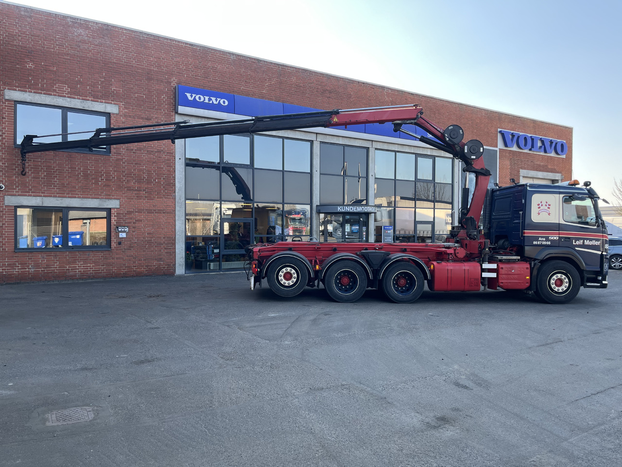 Volvo FM 500 8x4 - 케이블 시스템 트럭, 크레인 트럭 : 사진 2 Volvo FM 500 8x4 - 케이블 시스템 트럭, 크레인 트럭 : 사진 2
