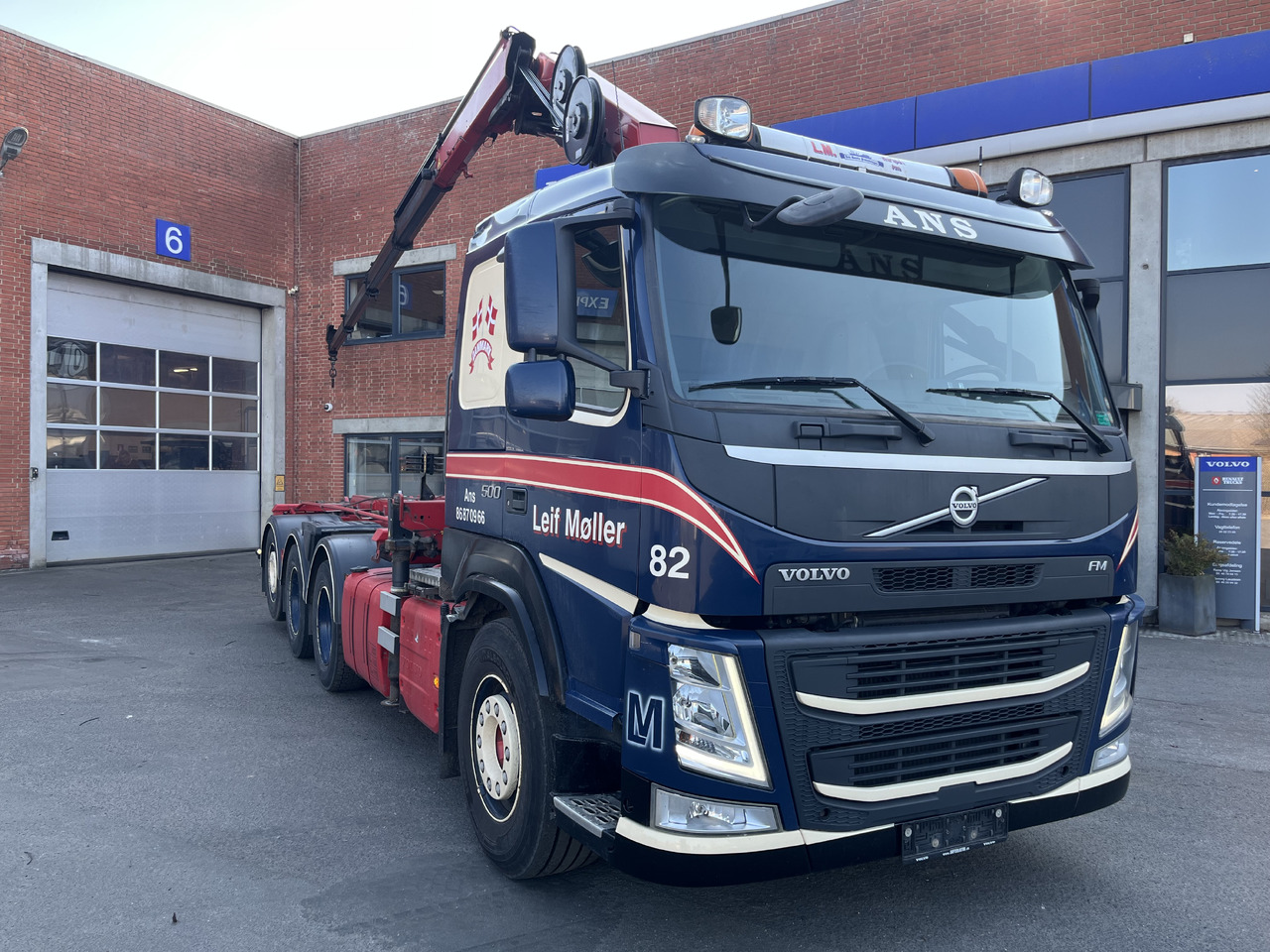 Volvo FM 500 8x4 - 케이블 시스템 트럭, 크레인 트럭 : 사진 1 Volvo FM 500 8x4 - 케이블 시스템 트럭, 크레인 트럭 : 사진 1