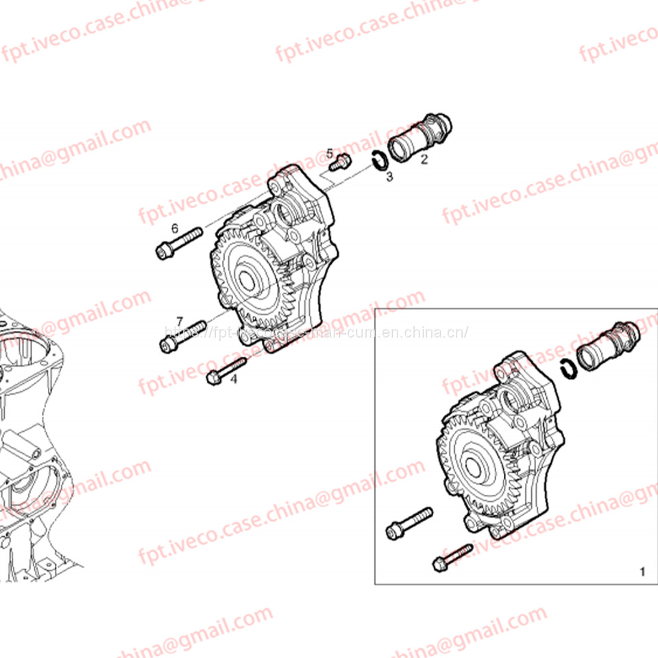 FPT IVECO CASE Cursor9Bus F2CFE612D*J231/F2CFE612A*J098 5802748674 LUBE OIL PUMP 504131225 5801608329 504127258 - 오일 펌프 트럭 용 : 사진 4 FPT IVECO CASE Cursor9Bus F2CFE612D*J231/F2CFE612A*J098 5802748674 LUBE OIL PUMP 504131225 5801608329 504127258 - 오일 펌프 트럭 용 : 사진 4