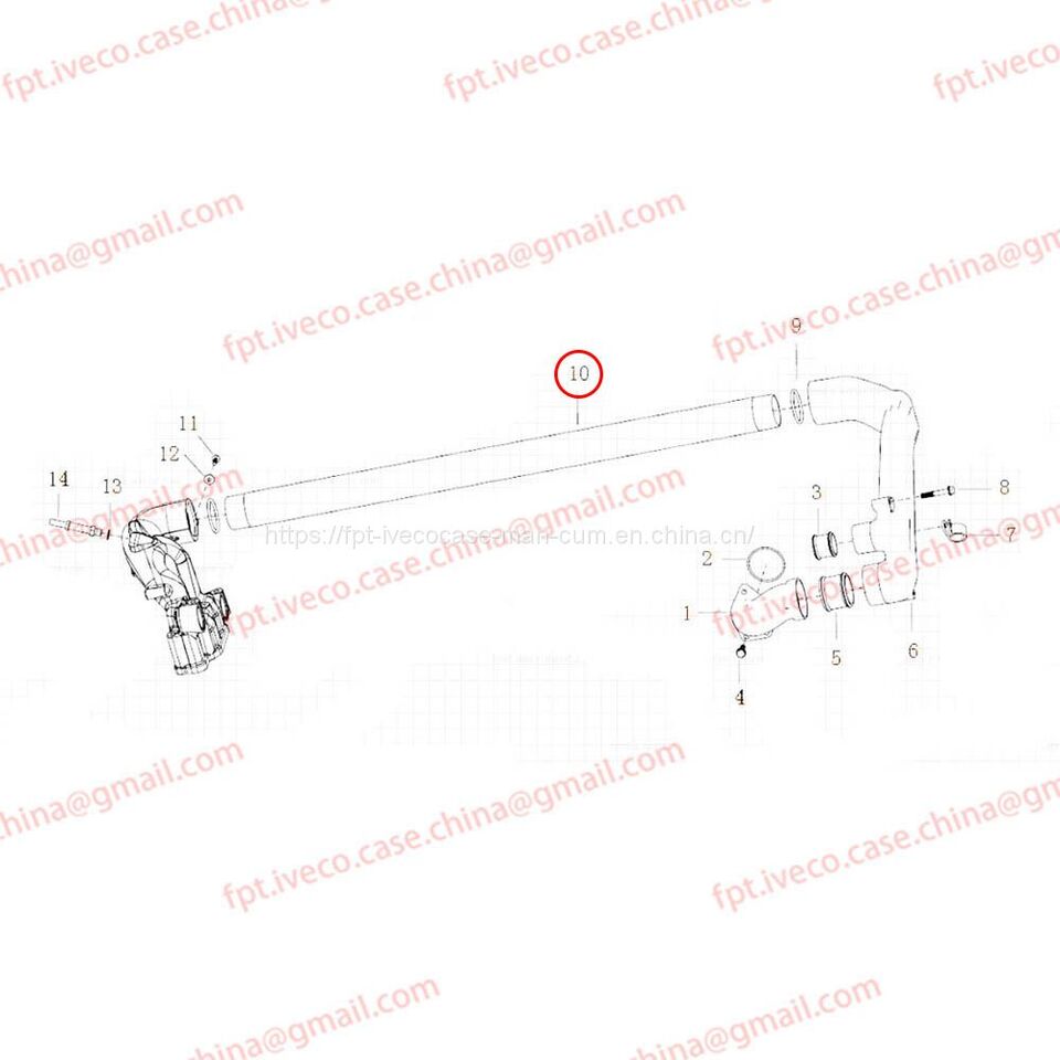 MAN D2066 Water pipe 98182-0089 - 냉각 시스템 : 사진 1 MAN D2066 Water pipe 98182-0089 - 냉각 시스템 : 사진 1