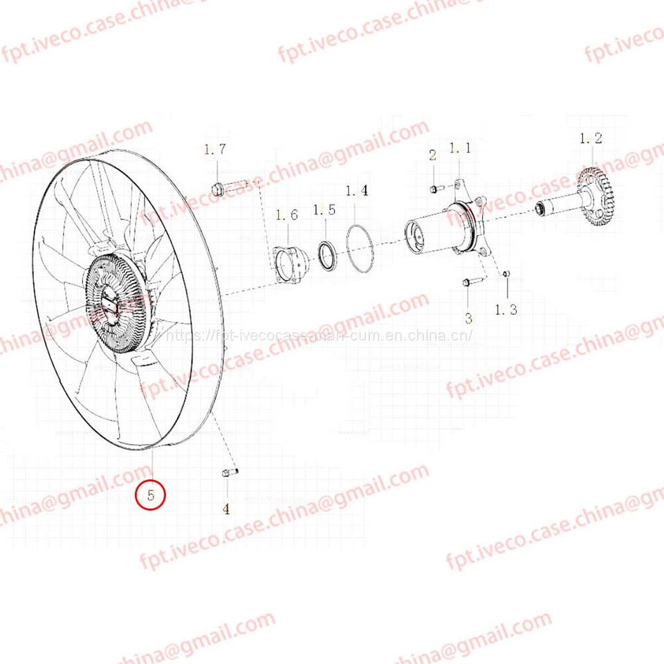 MAN D2066 air fan 06600-7025 - 팬 트럭 용 : 사진 1 MAN D2066 air fan 06600-7025 - 팬 트럭 용 : 사진 1