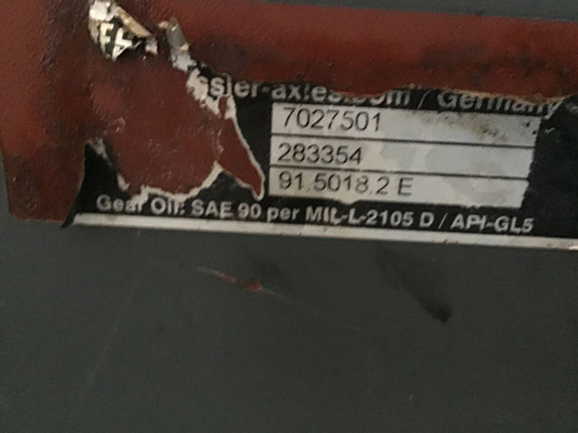 차축 및 부품 Liebherr Axle : 사진 9
