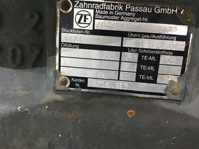 Liebherr Axle - 뒷 차축 : 사진 4 Liebherr Axle - 뒷 차축 : 사진 4
