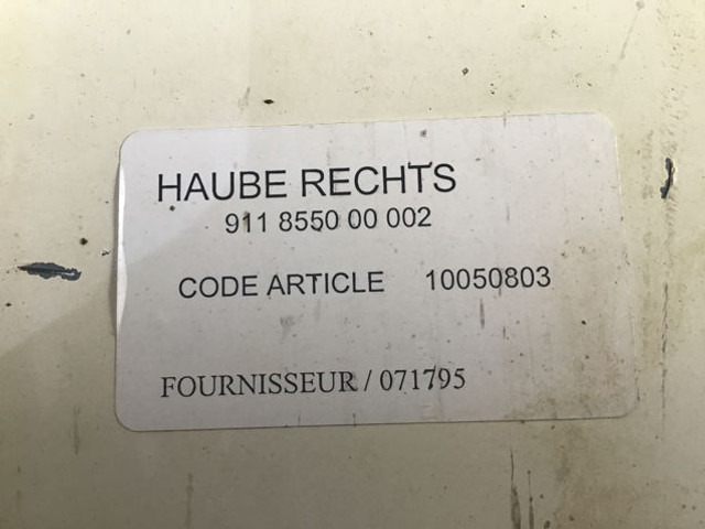 Liebherr Bonnet Right - 차양 : 사진 5 Liebherr Bonnet Right - 차양 : 사진 5