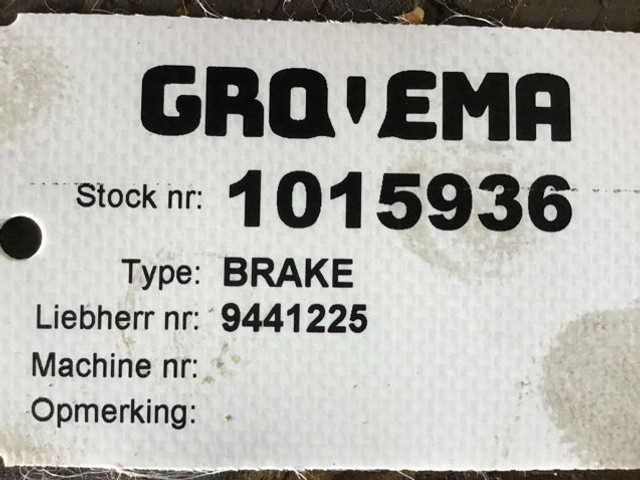 Liebherr Brake Housing - 브레이크 디스크 : 사진 1 Liebherr Brake Housing - 브레이크 디스크 : 사진 1
