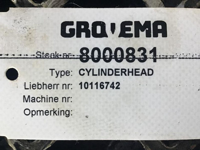 실린더 블록 Liebherr Cylinderhead : 사진 8