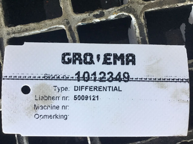 Liebherr Differential - 차동기어 : 사진 4 Liebherr Differential - 차동기어 : 사진 4