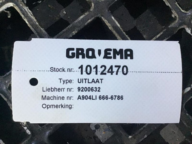 머플러 Liebherr Exhaust Silencer : 사진 12
