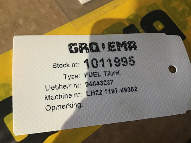 연료 탱크 Liebherr Fueltank : 사진 14