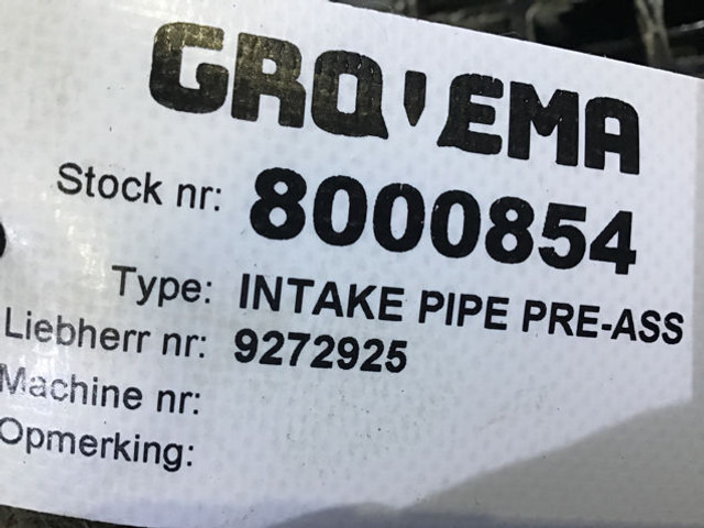Liebherr Intakepipe - 공기 흡입 파이프 : 사진 5 Liebherr Intakepipe - 공기 흡입 파이프 : 사진 5