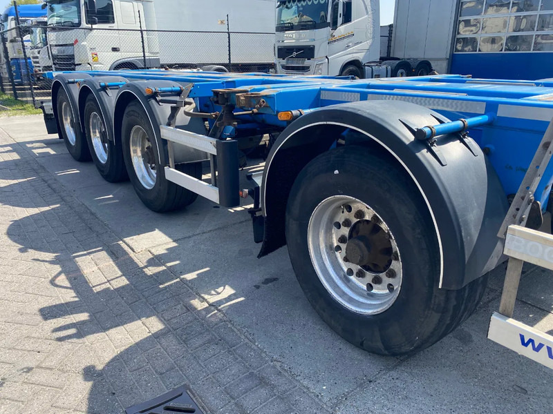 컨테이너 운반 장치/ 스와프 보디 세미 트레일러 D-Tec CT-43-04D VCC-05 Combitrailer / 4 Axles / 1x Lift Axle : 사진 8