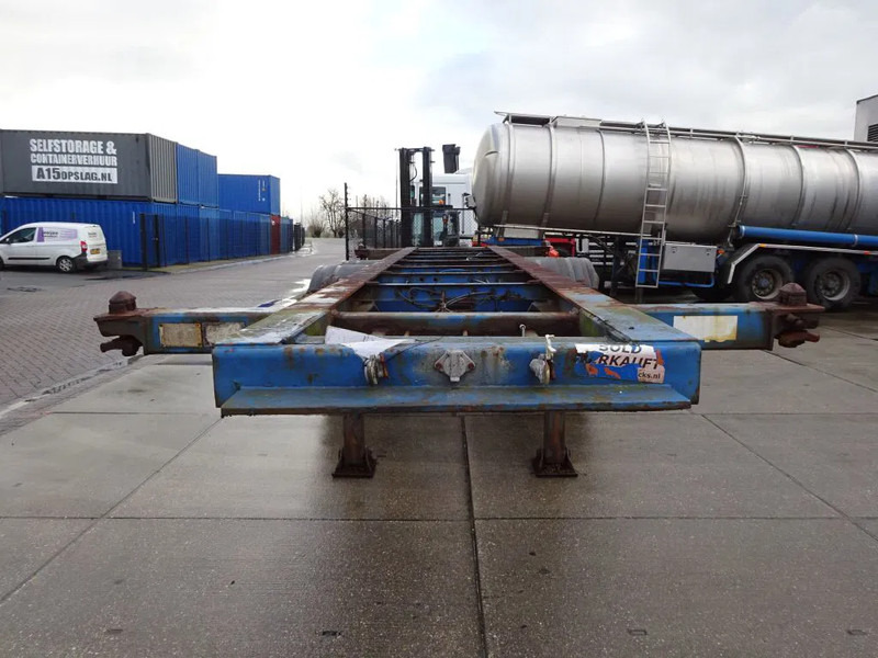 Groenewegen 20 FT Chassis / Steel Suspension / Double Tyres - 컨테이너 운반 장치/ 스와프 보디 세미 트레일러 : 사진 3 Groenewegen 20 FT Chassis / Steel Suspension / Double Tyres - 컨테이너 운반 장치/ 스와프 보디 세미 트레일러 : 사진 3