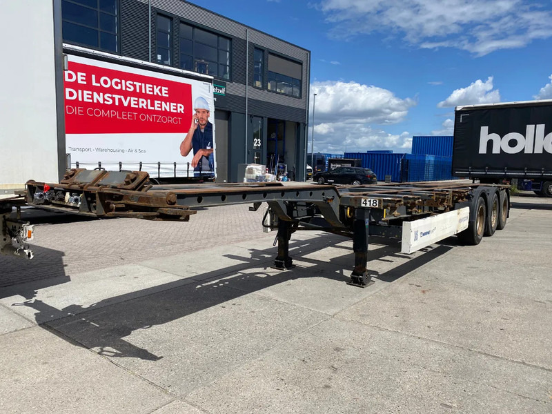 Krone SD 27 / Container Chassis / BPW + Drum / 1x Extendable / 45 FT - 컨테이너 운반 장치/ 스와프 보디 세미 트레일러 : 사진 4 Krone SD 27 / Container Chassis / BPW + Drum / 1x Extendable / 45 FT - 컨테이너 운반 장치/ 스와프 보디 세미 트레일러 : 사진 4