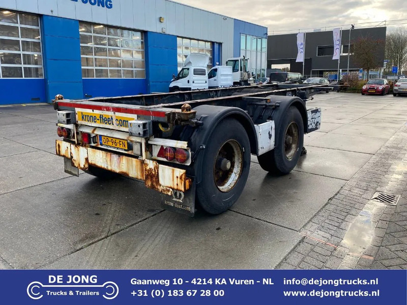 Krone SZ / 20 FT Container Chassis / BPW - 컨테이너 운반 장치/ 스와프 보디 세미 트레일러 : 사진 1 Krone SZ / 20 FT Container Chassis / BPW - 컨테이너 운반 장치/ 스와프 보디 세미 트레일러 : 사진 1