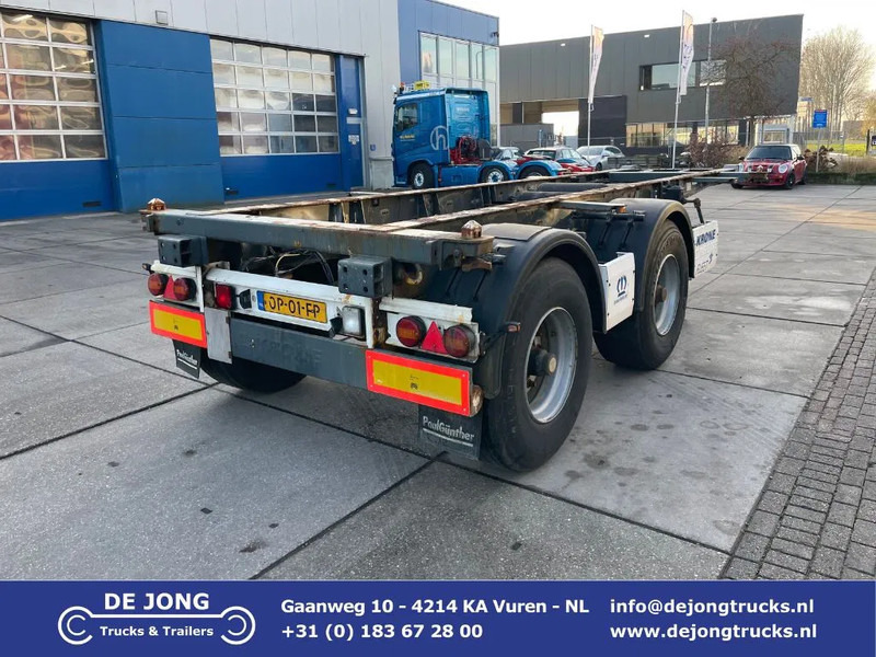 Krone SZ / 20 FT Container Chassis / BPW - 컨테이너 운반 장치/ 스와프 보디 세미 트레일러 : 사진 1 Krone SZ / 20 FT Container Chassis / BPW - 컨테이너 운반 장치/ 스와프 보디 세미 트레일러 : 사진 1